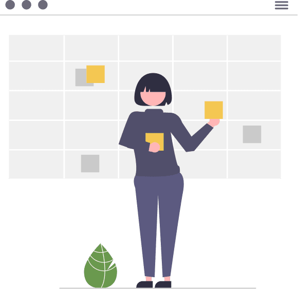 A png image of a cartoon scheduling a date