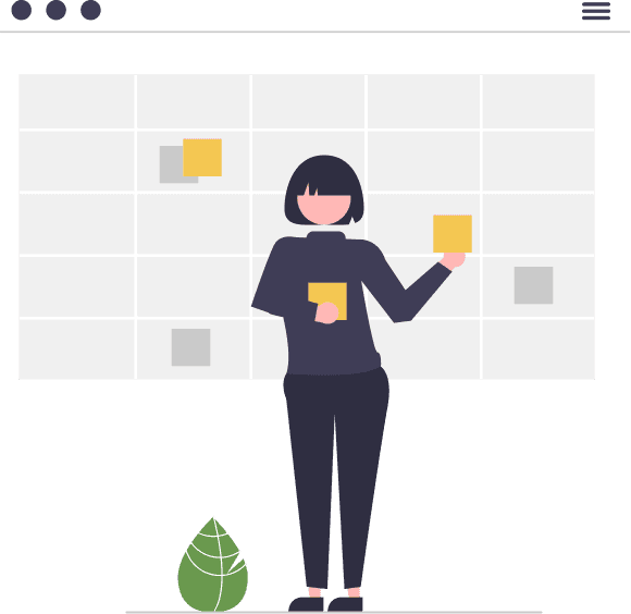 A png image of a cartoon scheduling a date